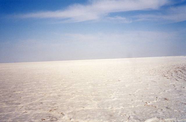 Salt desert